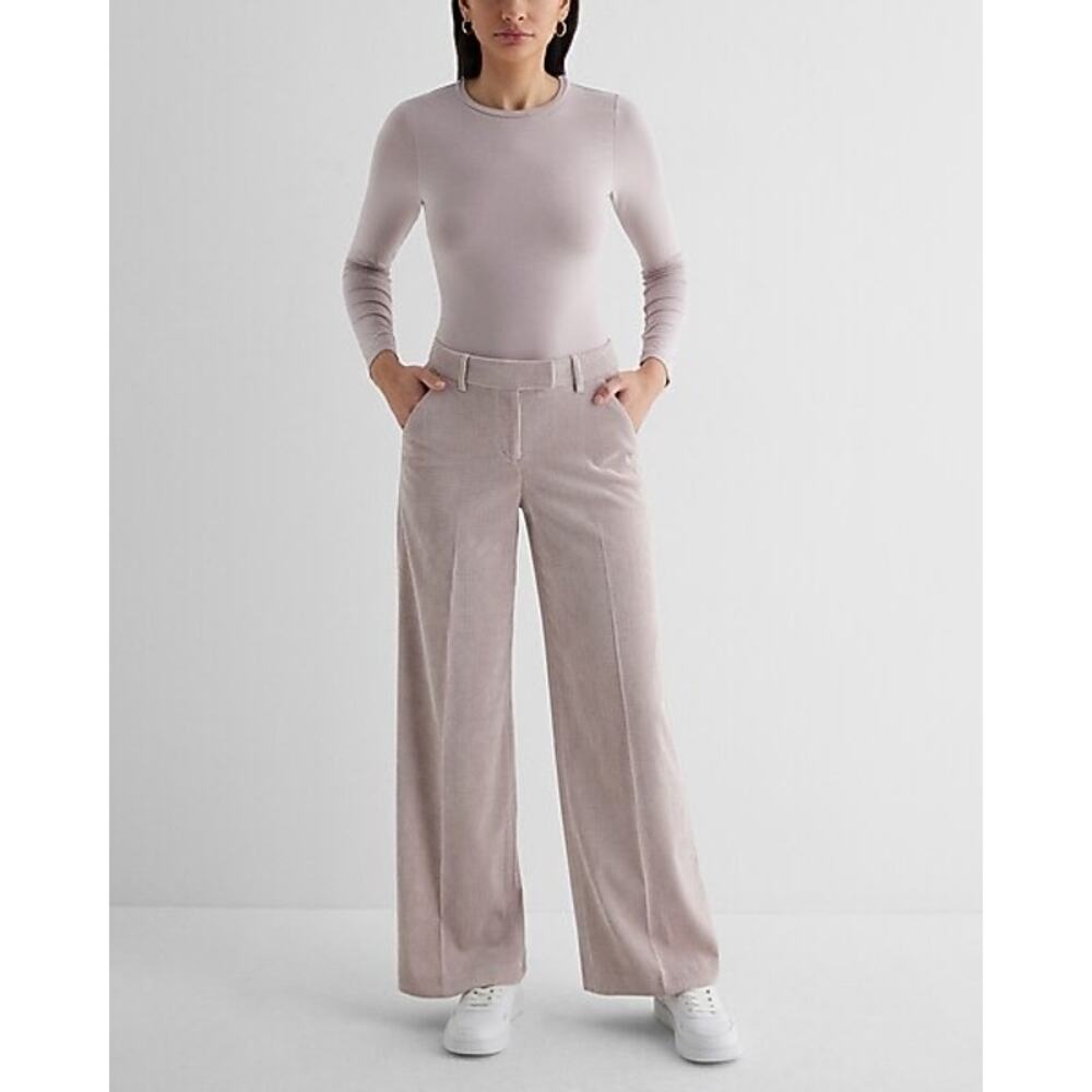 Express Corduroy Editor Relaxed Trouser Size 2 NWT